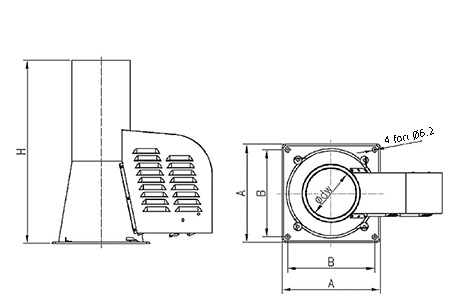 04 450 DIMENSIONI CON BASE QUADRATA